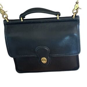 Coach Vintage Black 1997 Willis Bag